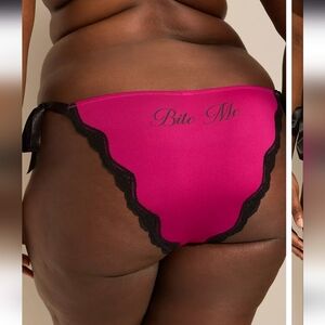 Set Of  3, Cacique Ribbon Side Tie Panties, Size 18/20, NWT